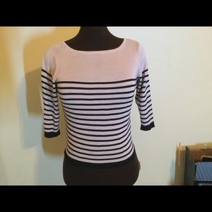 Clio Petites Sweater Pink & Black